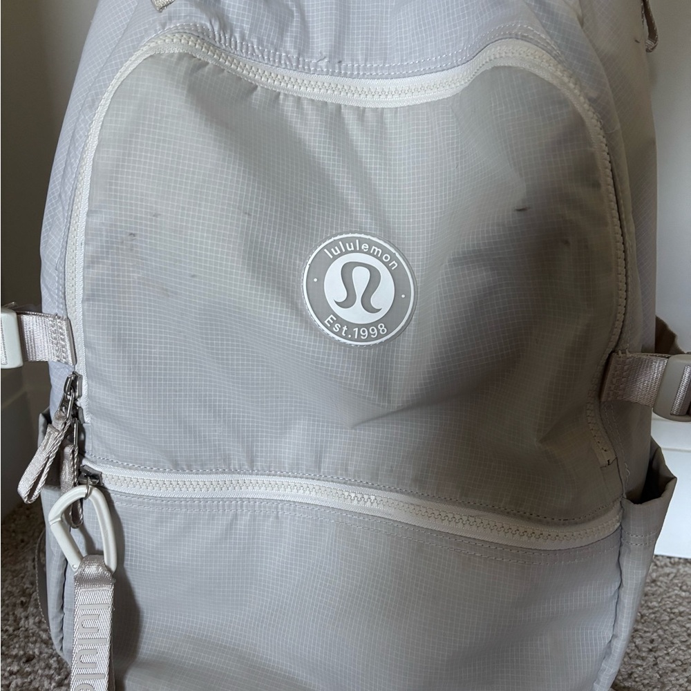 lululemon athletica Light Gray Backpack